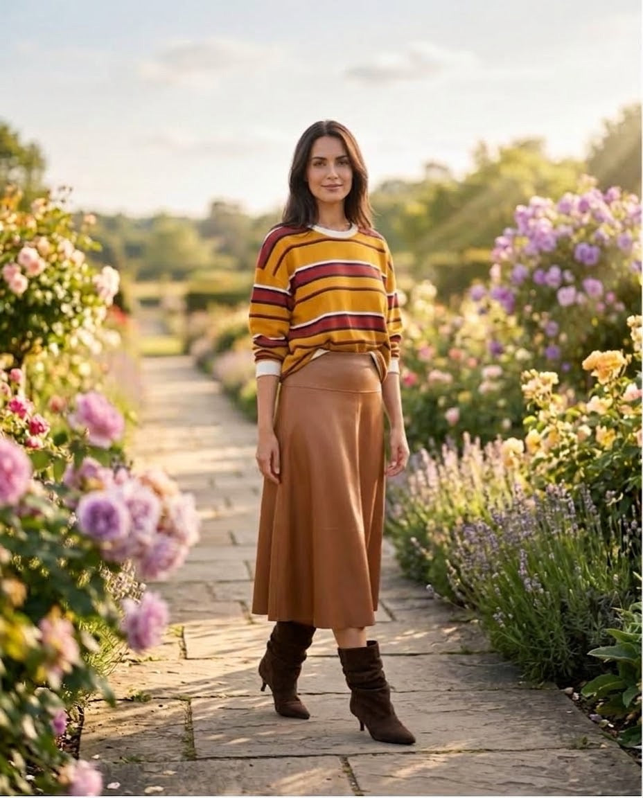 Sweat Rayé Effet Nid d'Abeilles Multicolore, La Garde-Robe de Nina - vue 1