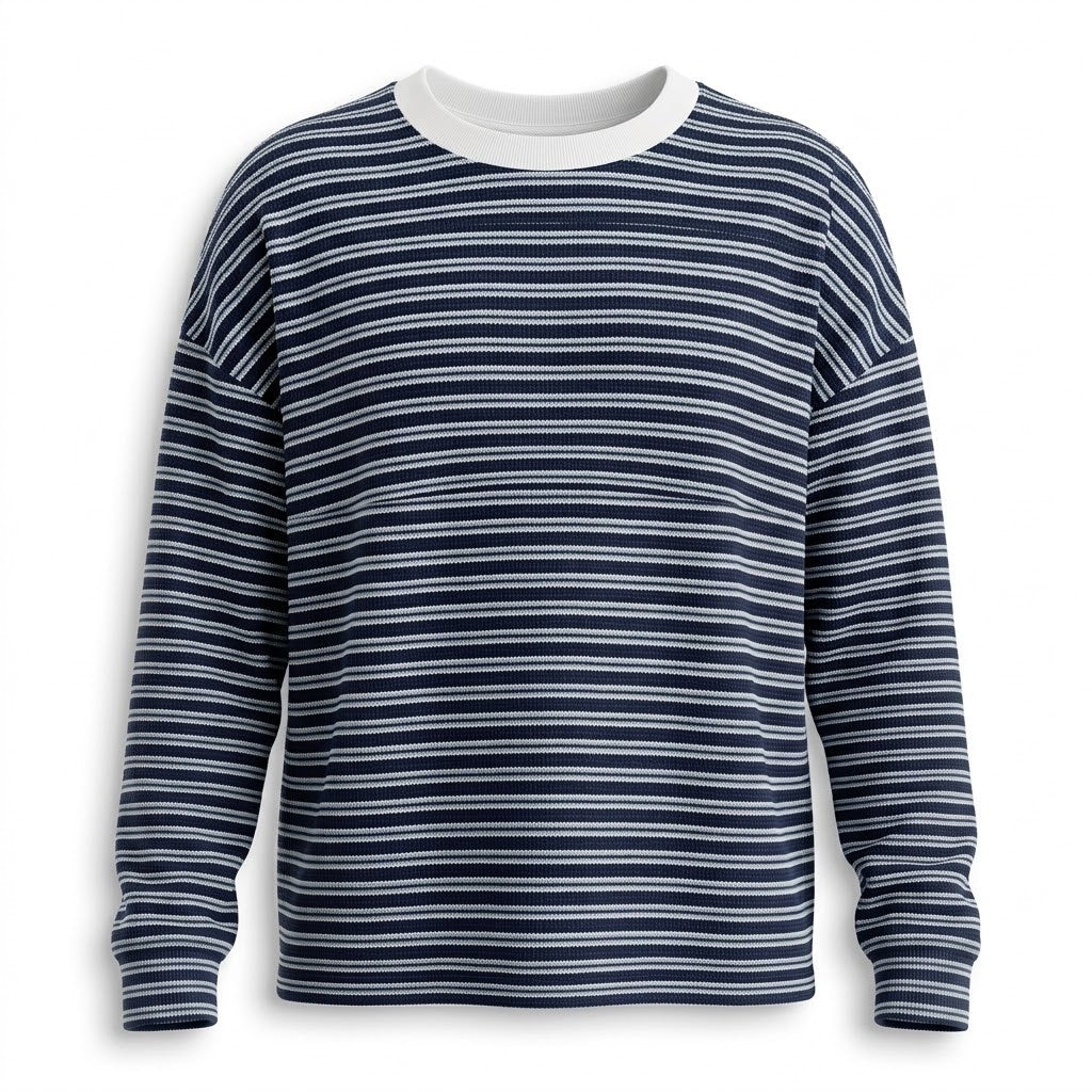 Sweat Rayé Marine et Blanc, La Garde-Robe de Nina - vue 5