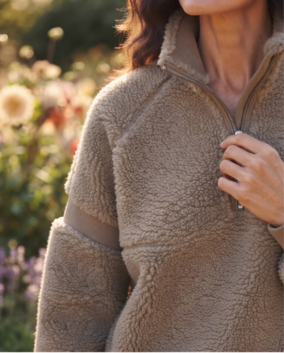 Sweat tout doux Taupe, La Garde-Robe de Nina - vue 1