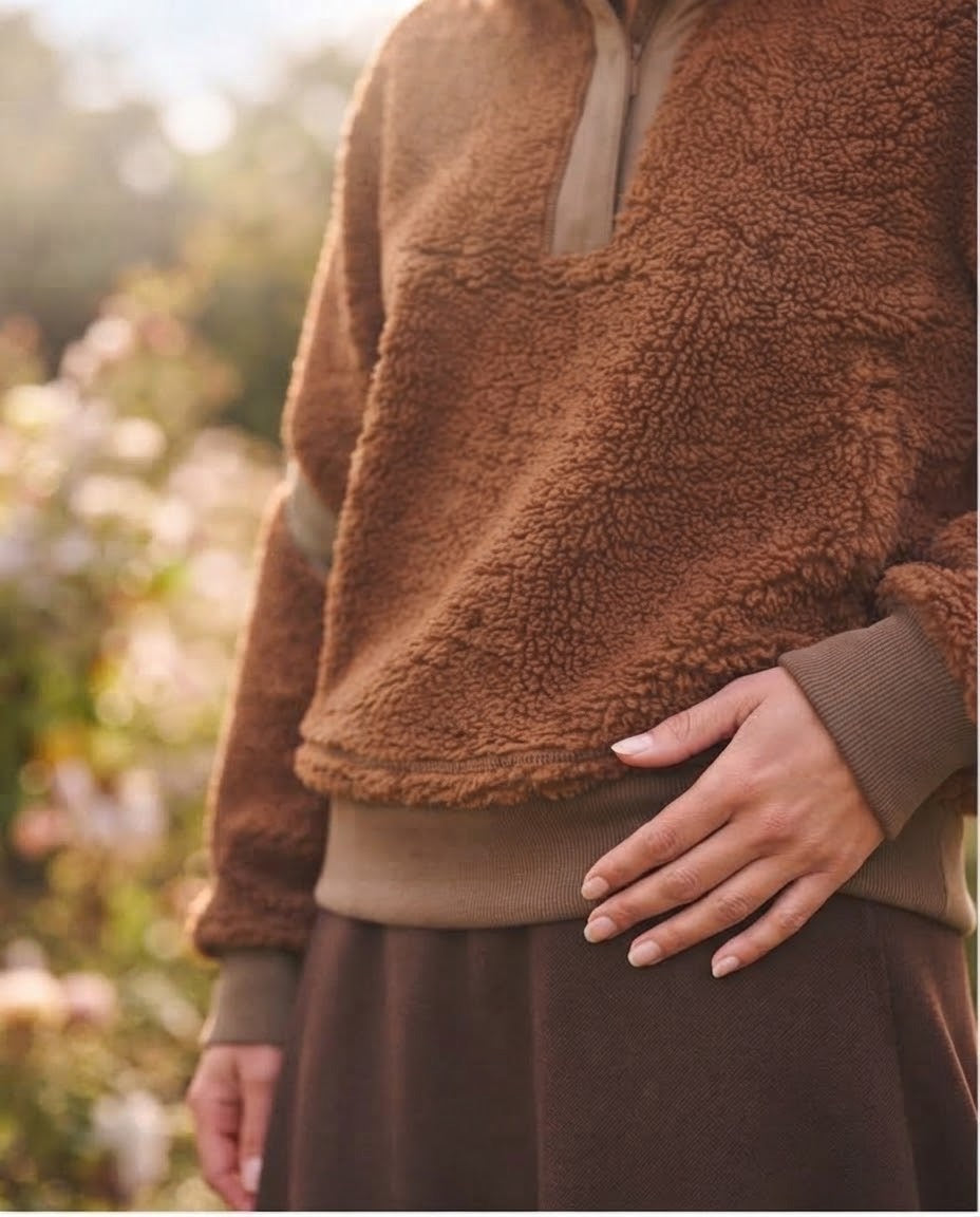 Sweat Tout Doux Caramel, La Garde-Robe de Nina - vue 2