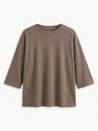 Tee-shirt basique Taupe, La Garde-Robe de Nina - vue 2