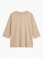 Tee-shirt basique Beige, La Garde-Robe de Nina - vue 2