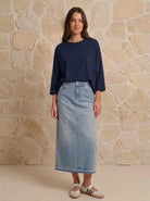 Tee-shirt basique Marine, La Garde-Robe de Nina - vue 1