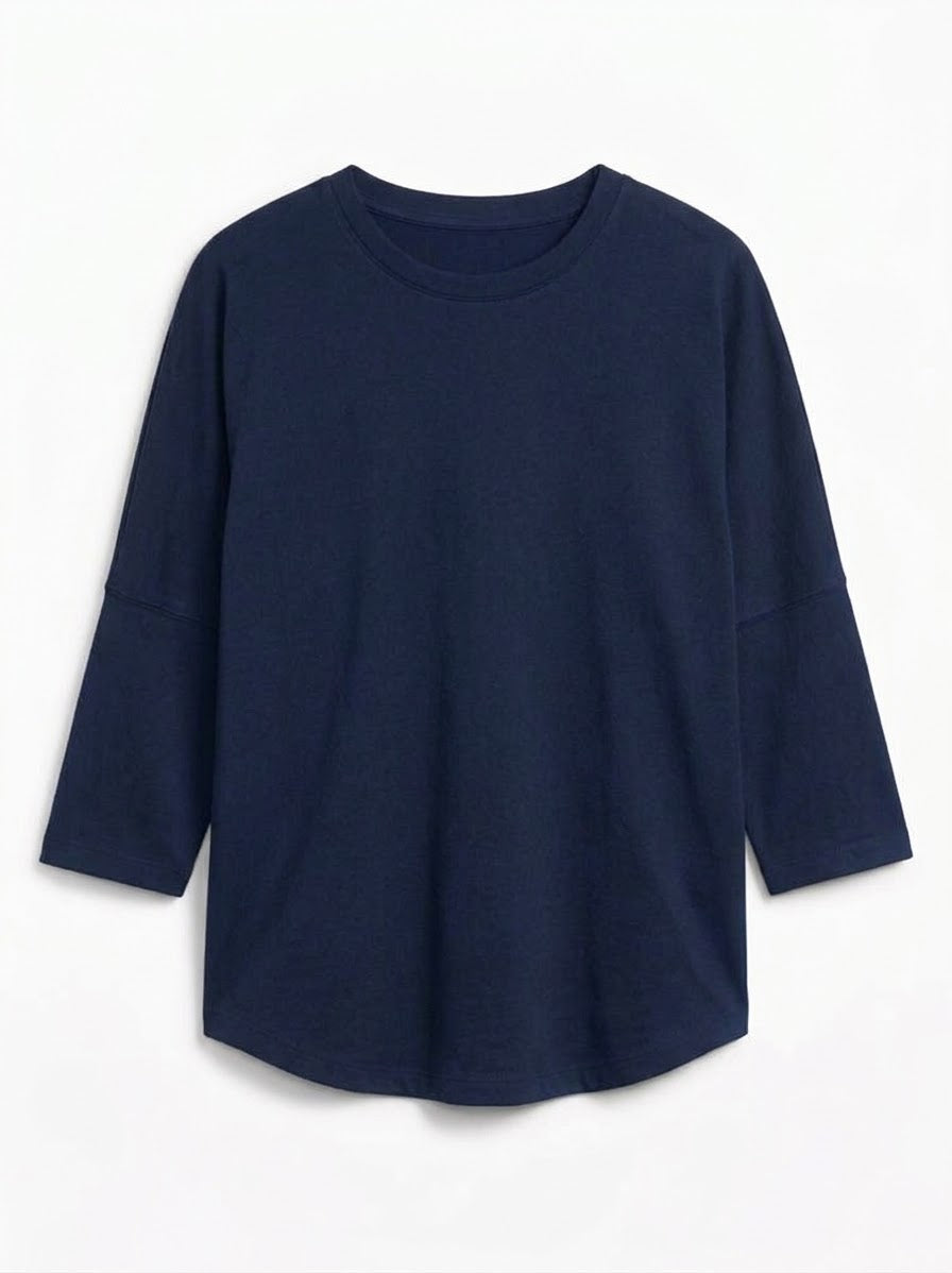 Tee-shirt basique Marine, La Garde-Robe de Nina - vue 2