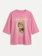 Tee-shirt Rock 'n' roll Rose, La Garde-Robe de Nina - vue 2