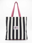 Tote Bag Offert – Rayures Noir & Blanc, La Garde-Robe de Nina - vue 1