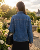 Veste en Jean Col Montant Croisée, La Garde-Robe de Nina - vue 4