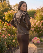 Veste Similicuir Sans Manches à Volants Marron, La Garde-Robe de Nina - vue 3